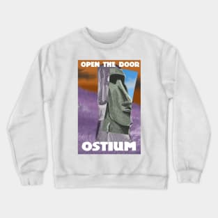 Moai Open the Door Crewneck Sweatshirt